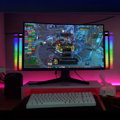 RGB Music Sync LED Light Bar - Voice-Activated Atmosphere