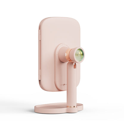 Rotating Smart Shell LED Makeup Mirror with Light