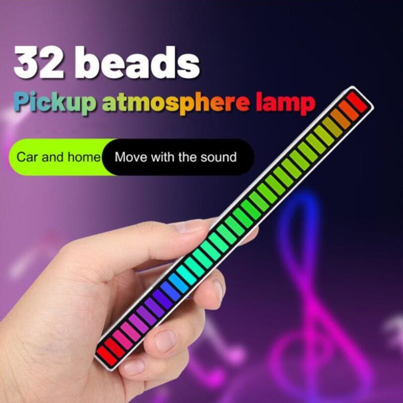 RGB Music Sync LED Light Bar - Voice-Activated Atmosphere