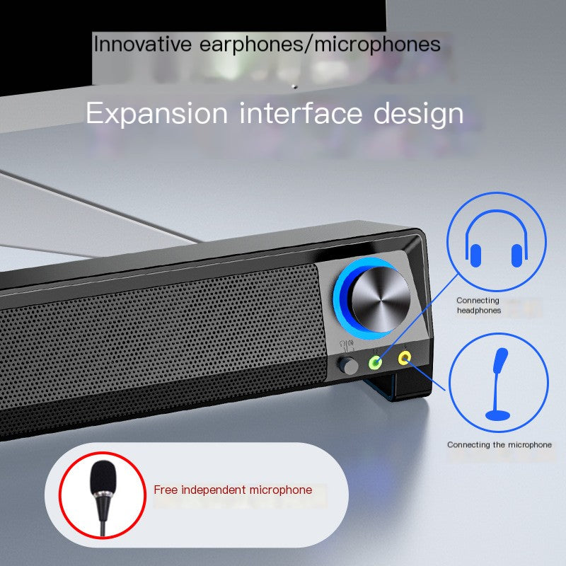 SADA Desktop Speakers with Microphone and Subwoofer