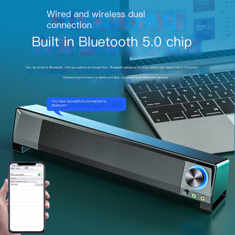 SADA Desktop Speakers with Microphone and Subwoofer