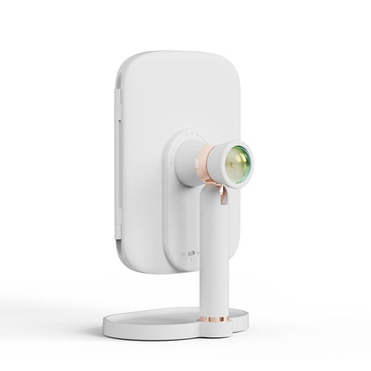 Rotating Smart Shell LED Makeup Mirror with Light