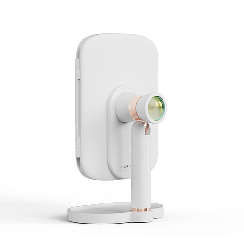 Rotating Smart Shell LED Makeup Mirror with Light